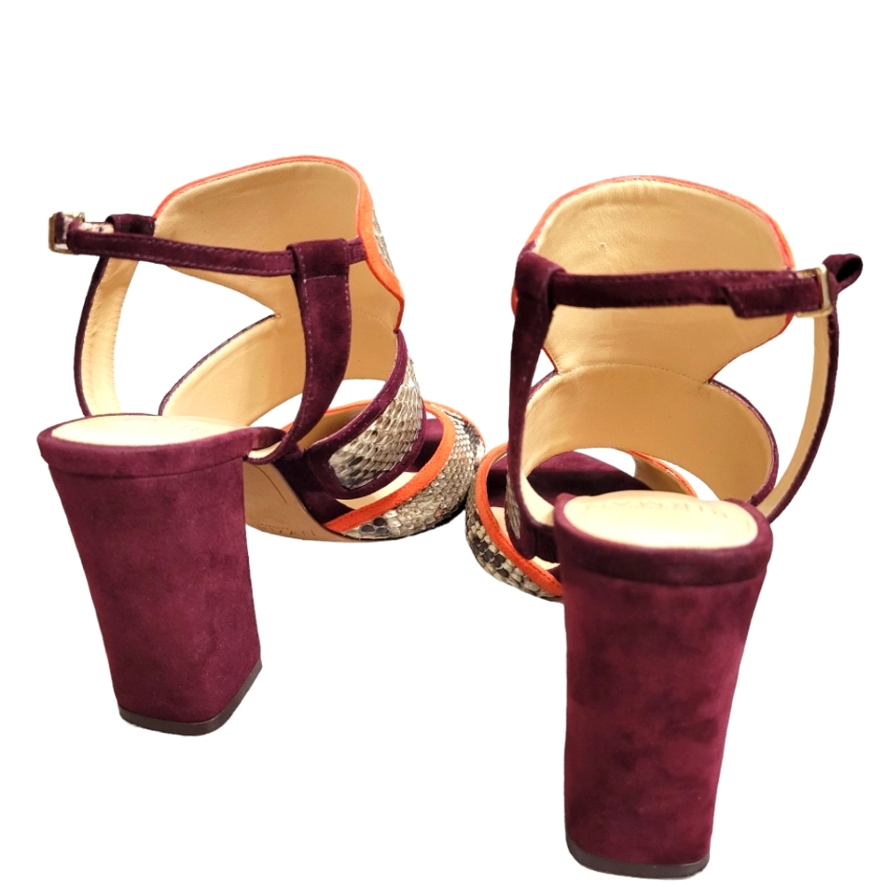 Alexandre Birman Python Sandals Size 8 Us (38 Eu) - image 7